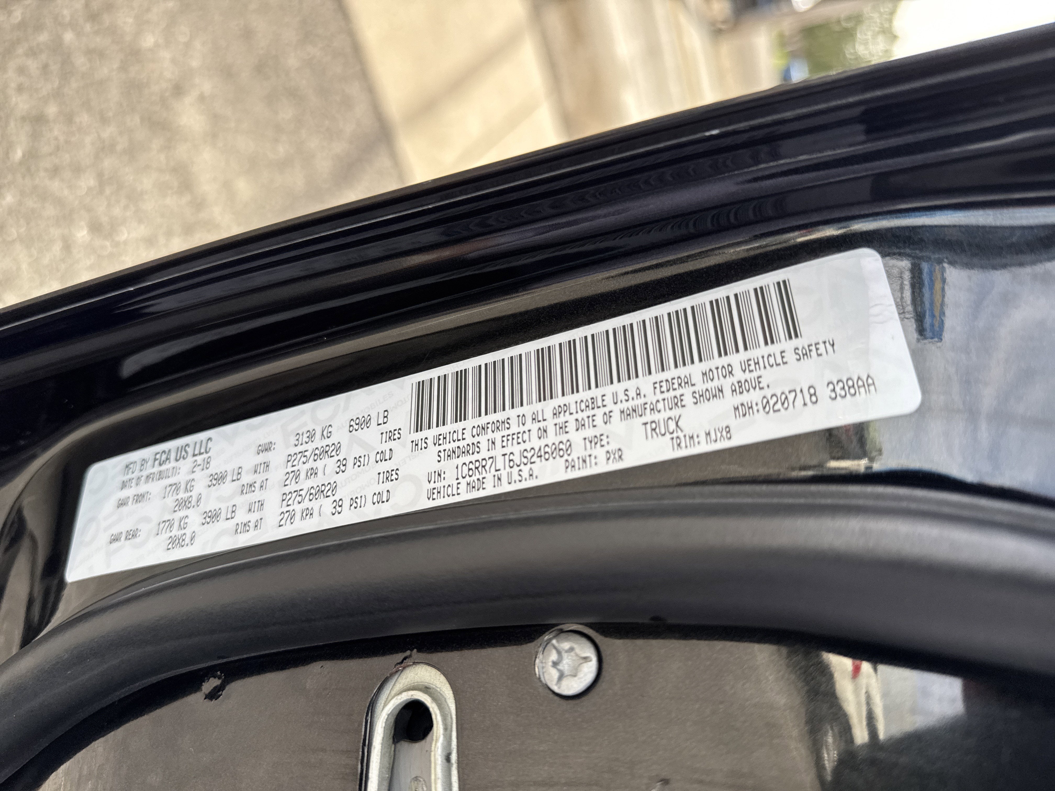 2018 RAM RAM 1500 BIG HORN