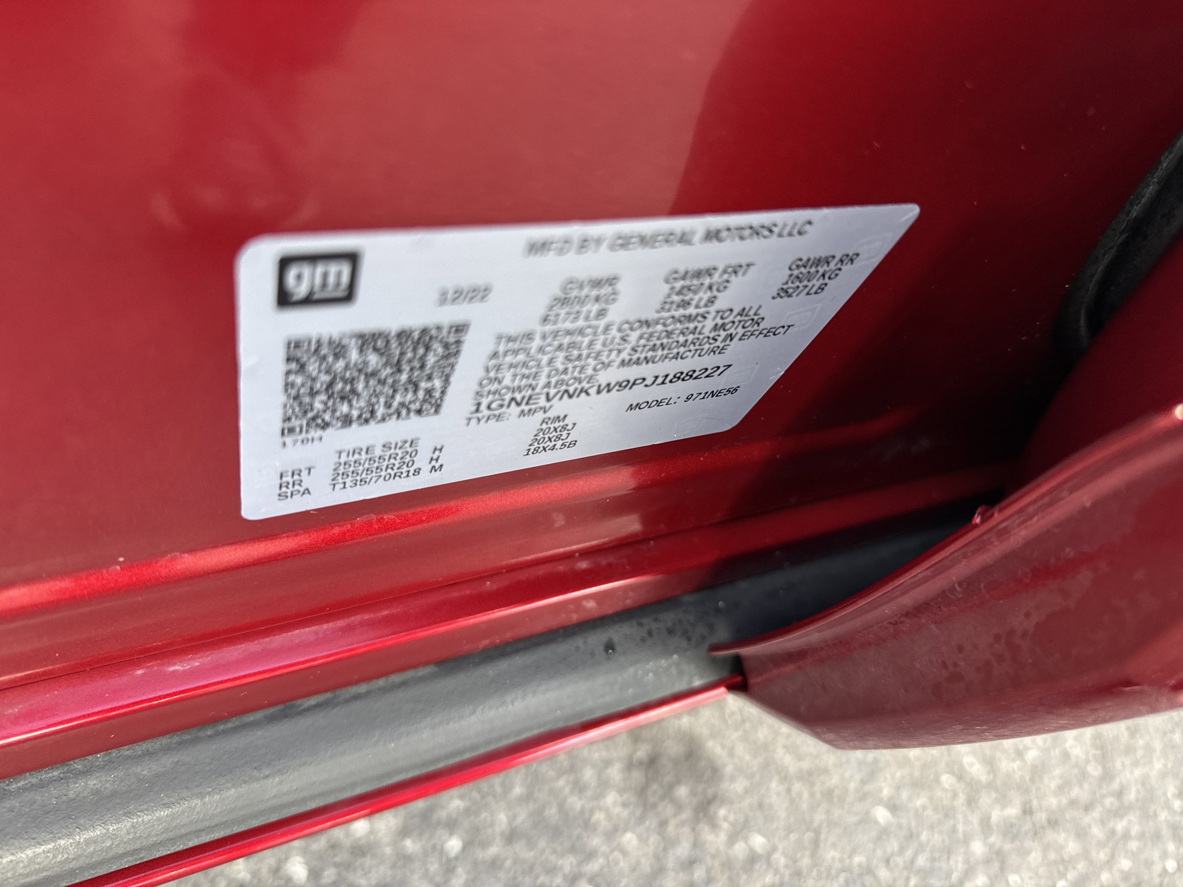 2023 Chevrolet TRAVERSE HIGH COUNTRY