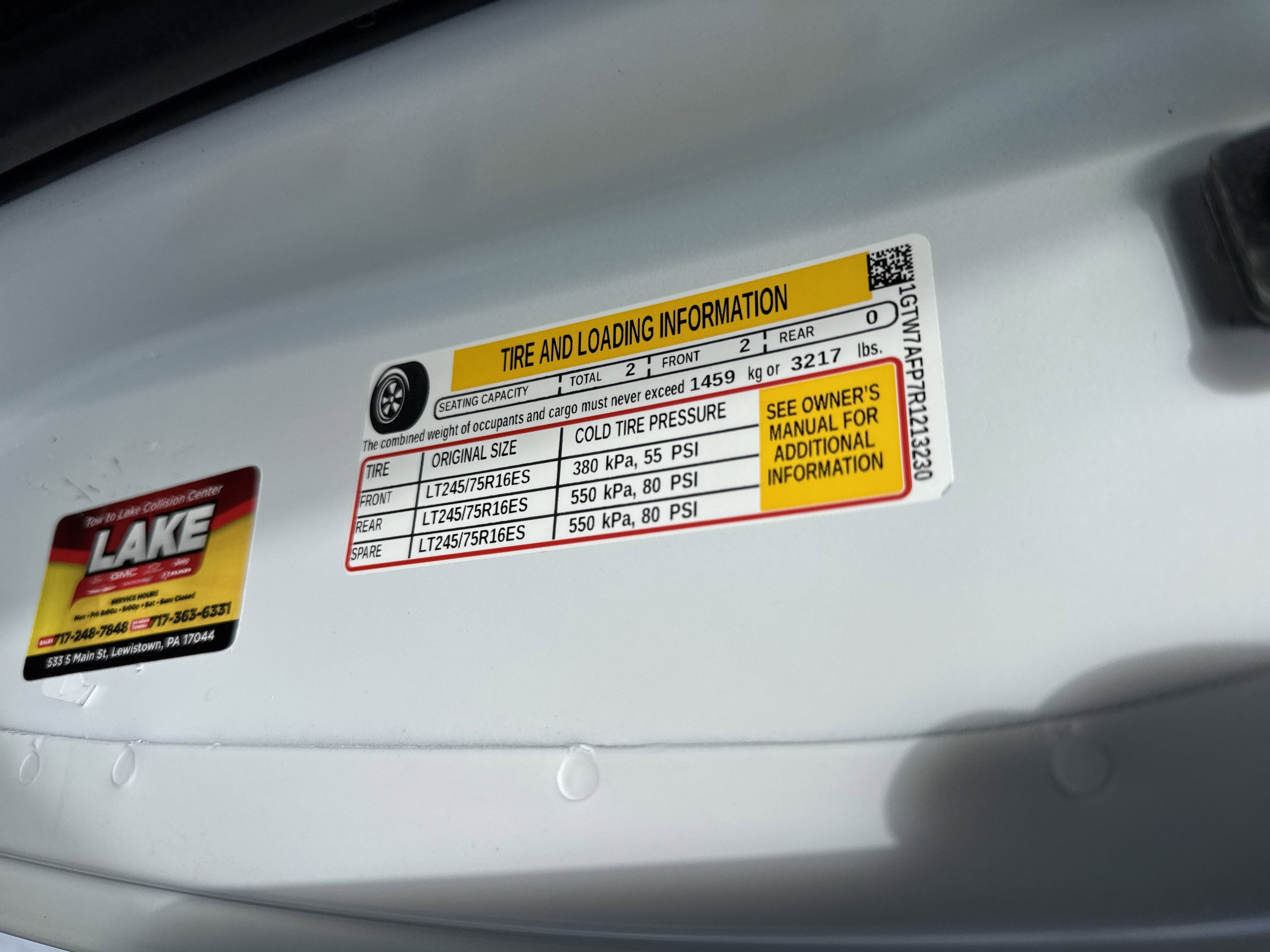 2024 GMC SAVANA 2500 WT