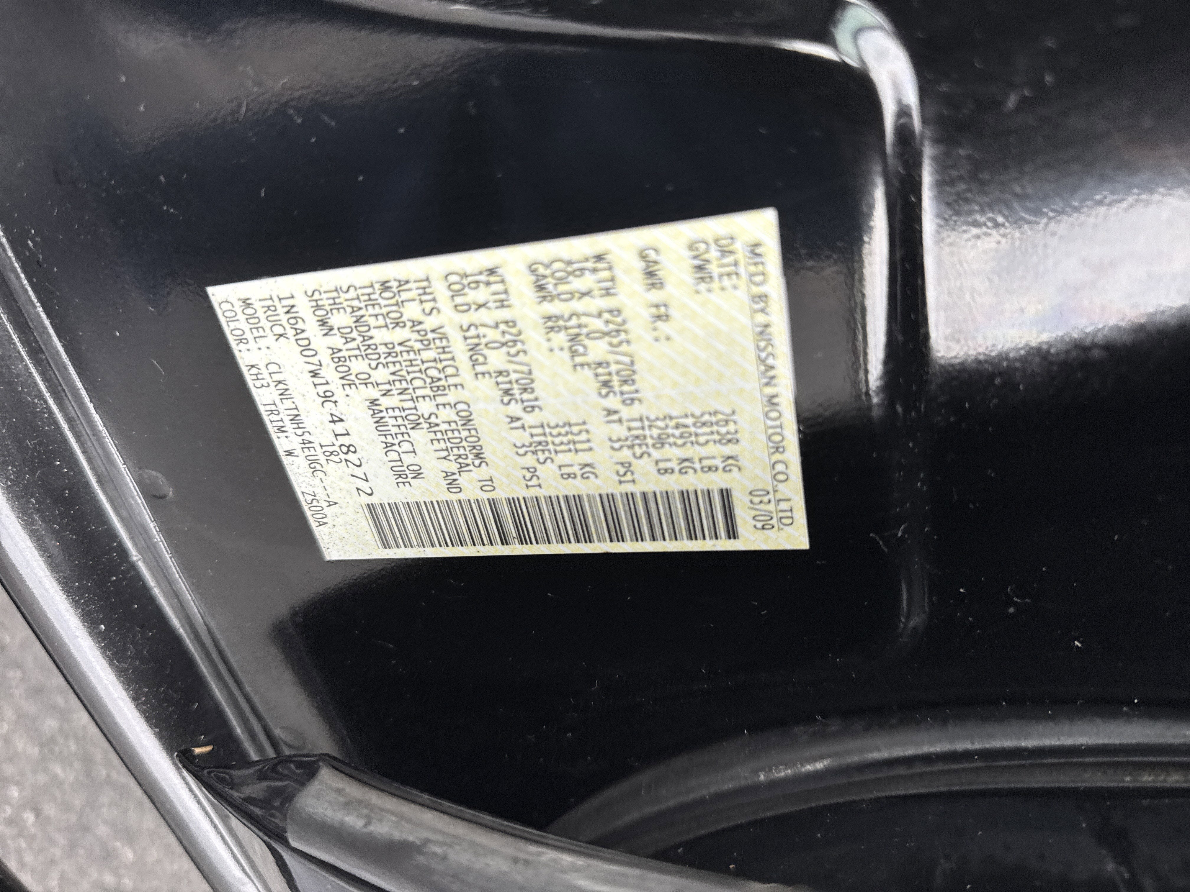 2009 Nissan FRONTIER SE