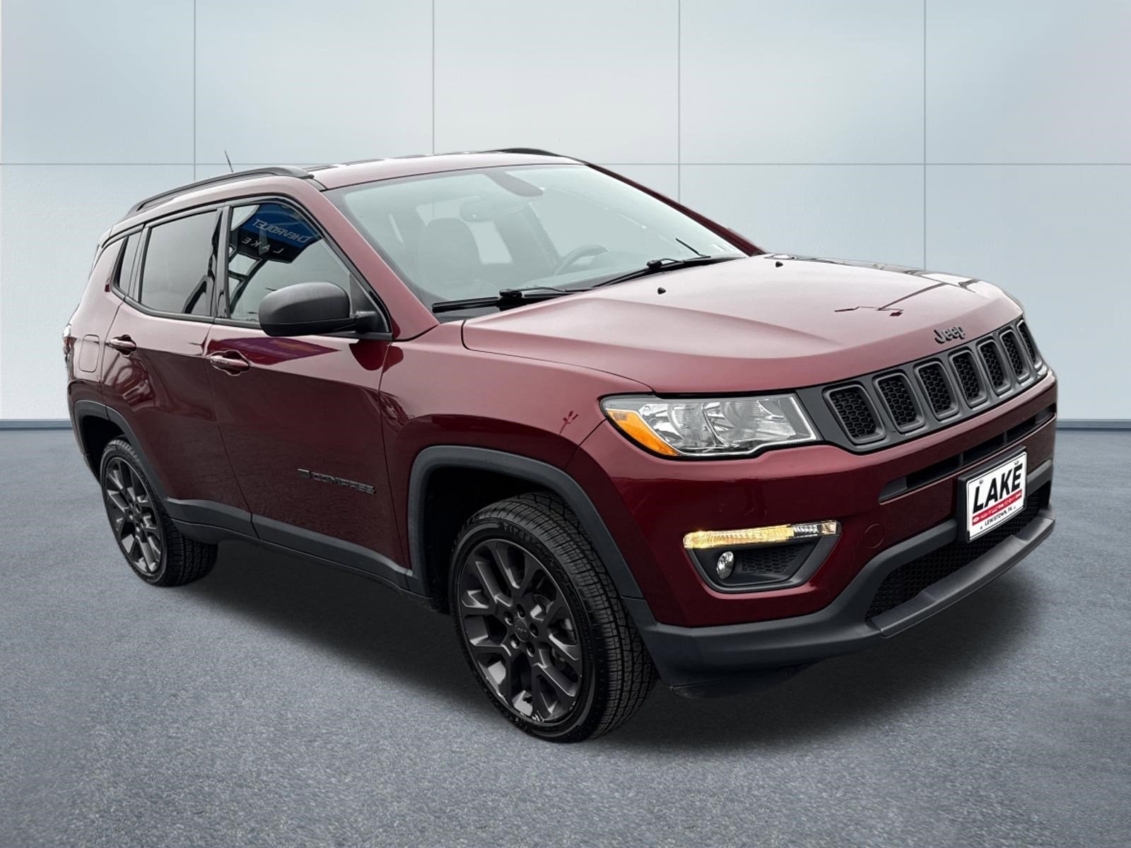 Used 2021 Jeep Compass 80th Spec. Edition with VIN 3C4NJDEB4MT524488 for sale in Lewistown, PA