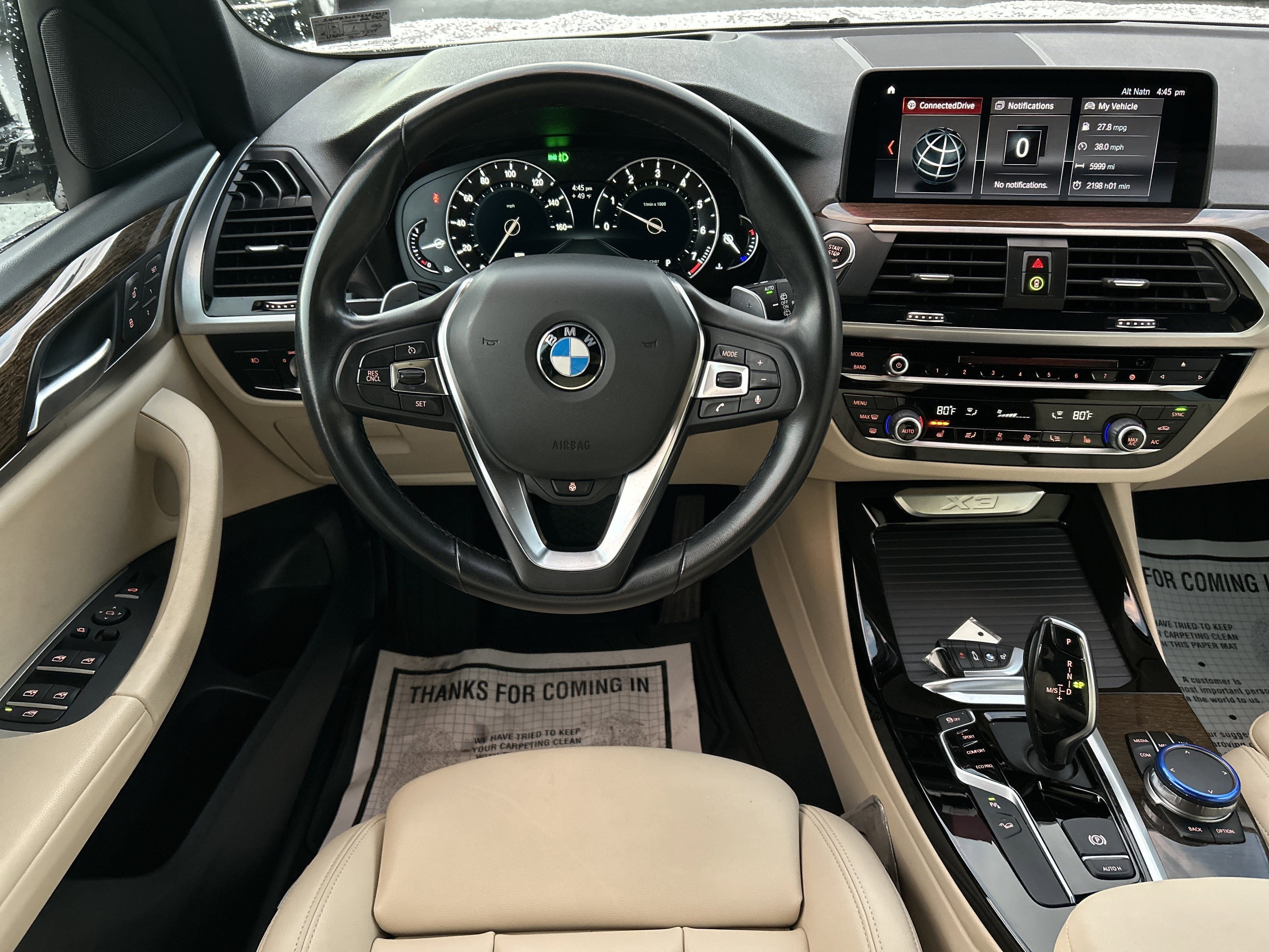 2019 BMW X3 XDRIVE 30I